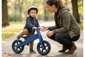 Mon enfant a peur de la draisienne, que faire