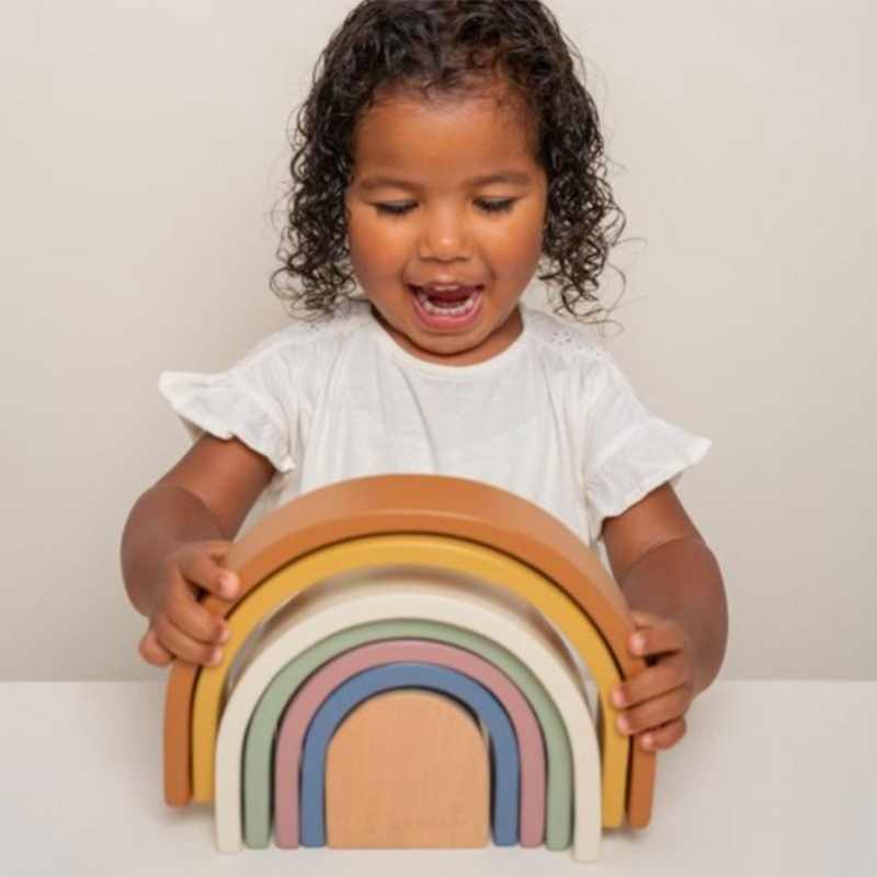 Arc-en-ciel en bois Little Dutch jouet évolutif