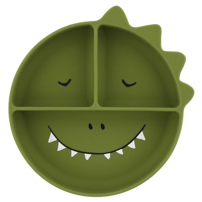 assiette dino silicone