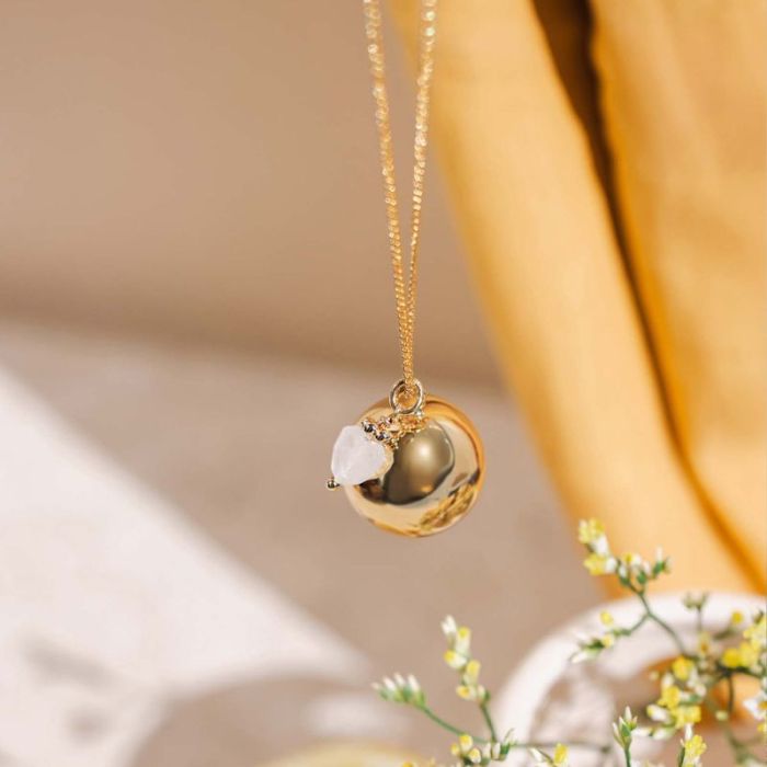 Bola de grossesse argent & améthyste