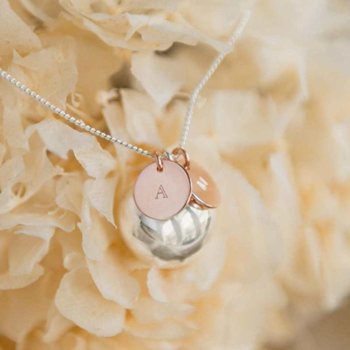 bola de grossesse à personnaliser avec initiales parents