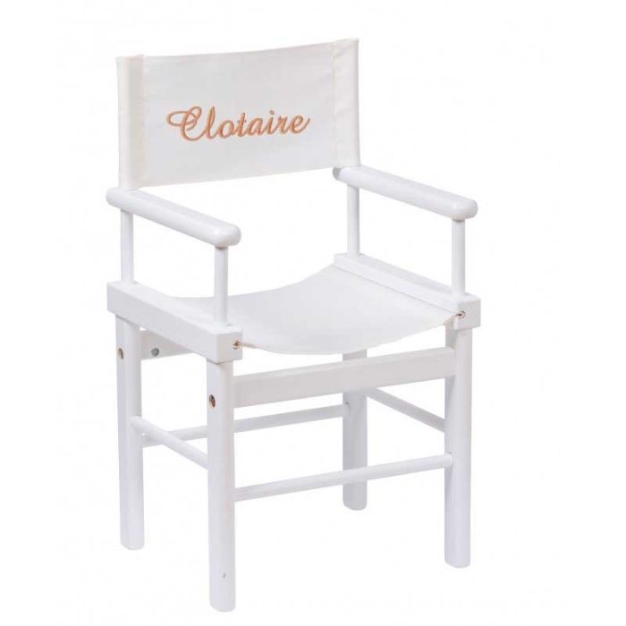 chaise réalisateur cinema pour enfant, cadeau à personnaliser avec prénom enfant.
