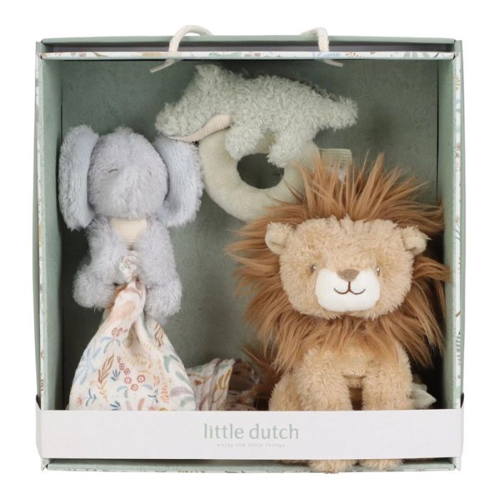 coffret naissance safari avec doudou à personnaliser