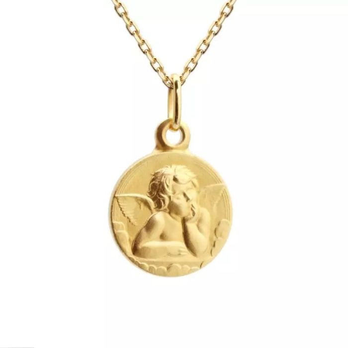 pendentif ange raphael avec chainette