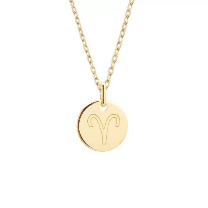 pendentif bélier, collier enfant à personnaliser