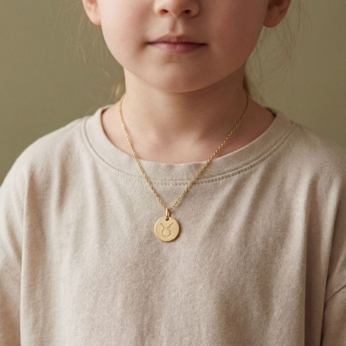 collier signe taureau à personnaliser