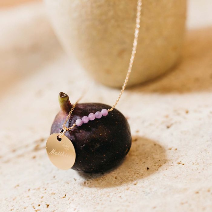 Collier pierre de naissance Juillet