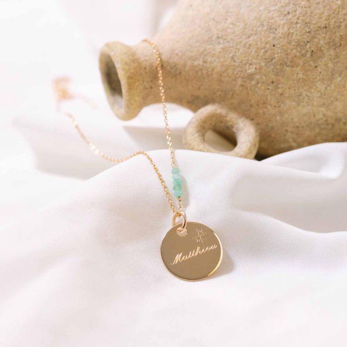 Collier pierre de naissance Mai,
