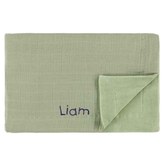 couverture bliss sage, à personnaliser avec prénom enfant