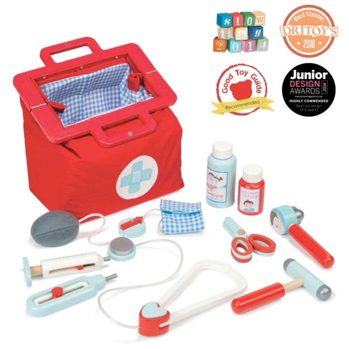 Malette de Docteur Enfant - Coffret avec Accessoires en Bois | Kaufen