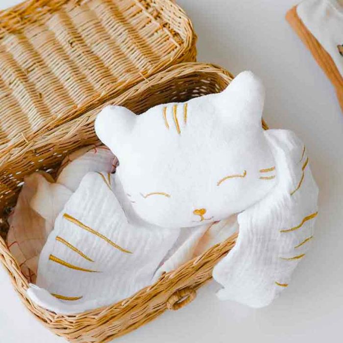 Doudou bola grossesse tigre pour cadeau naissance
