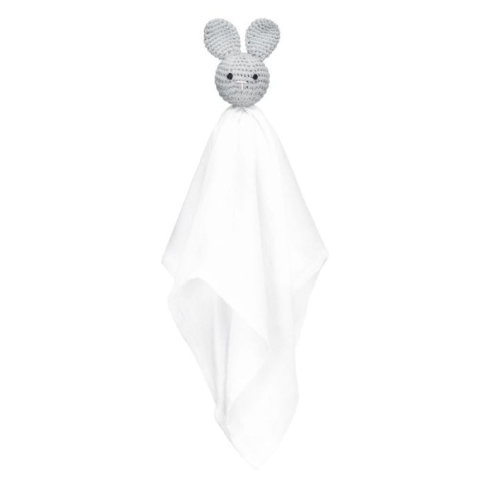 doudou crochet lapin gris