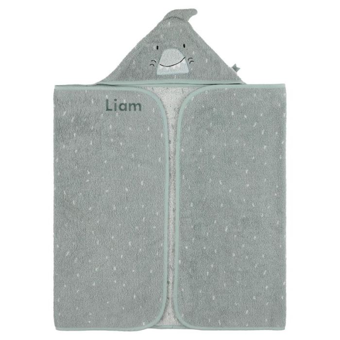 grande serviette de bain pour bébé et enfant, requin