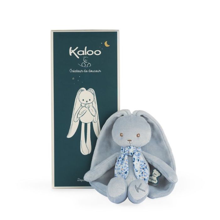 doudou peluche lapinoo , bleu