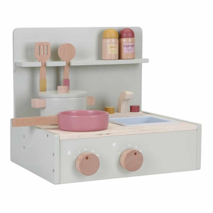 mini cuisine bois little dutch