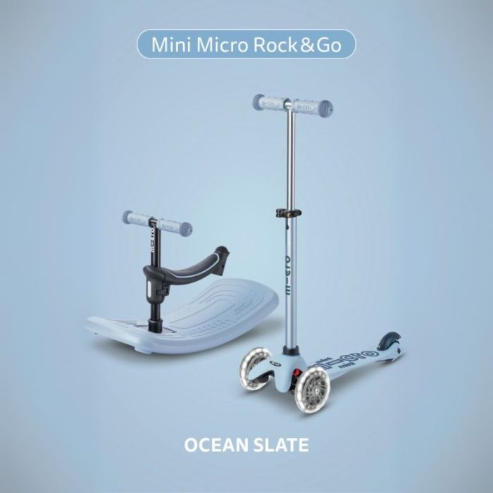 Micro Mini Micro Deluxe Trottinette à DEL pour enfants | Guidon réglable et pliable | Plateau extra adhérent | Roues lumineuses | Pliable | 2 à 5 ans