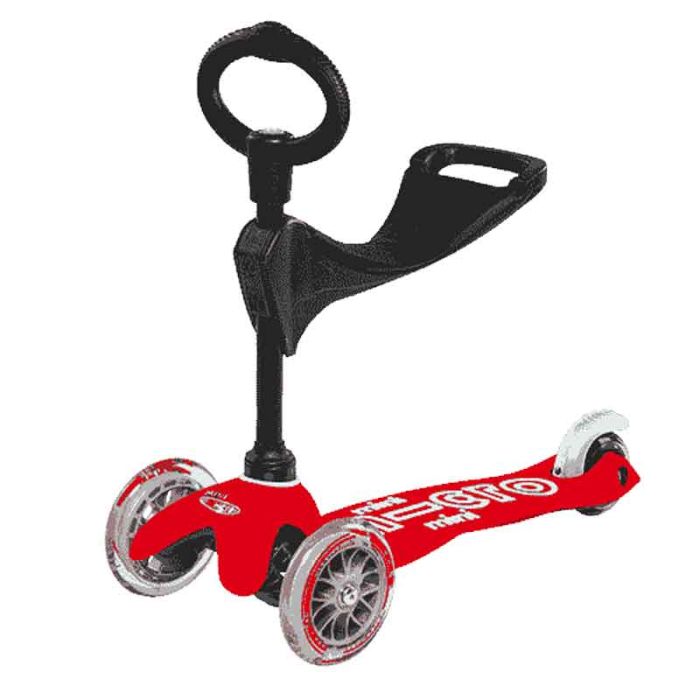 mini micro trottinette enfant rouge