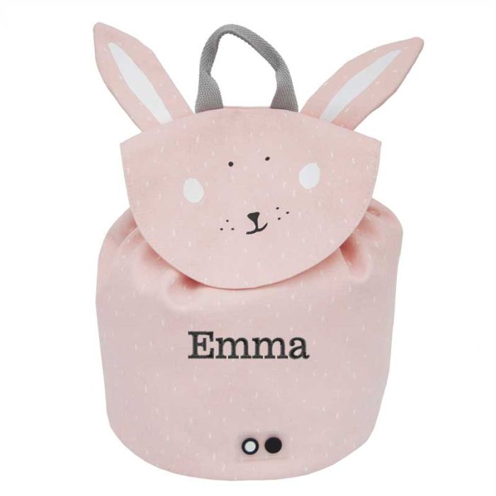 sac à dos à personnaliser lapin rose