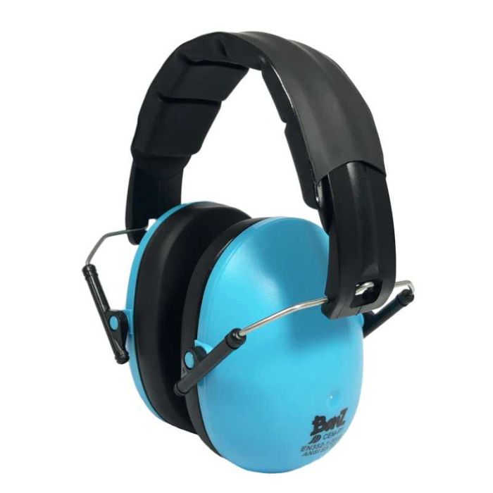 casque anti bruit Banz bleu pour enfant dès 2 ans