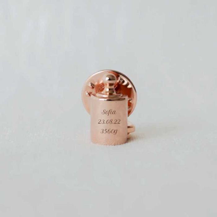 pin's or rose a personnaliser, mon petit poids
