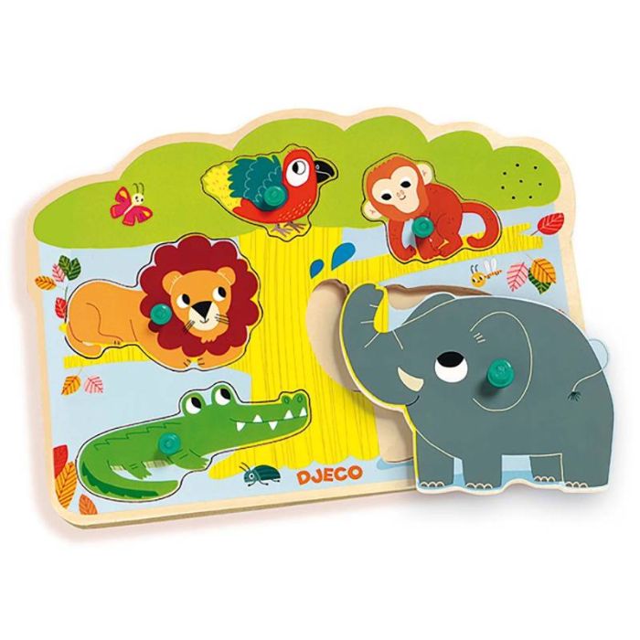 puzzle baobab sonore de la marque Djeco