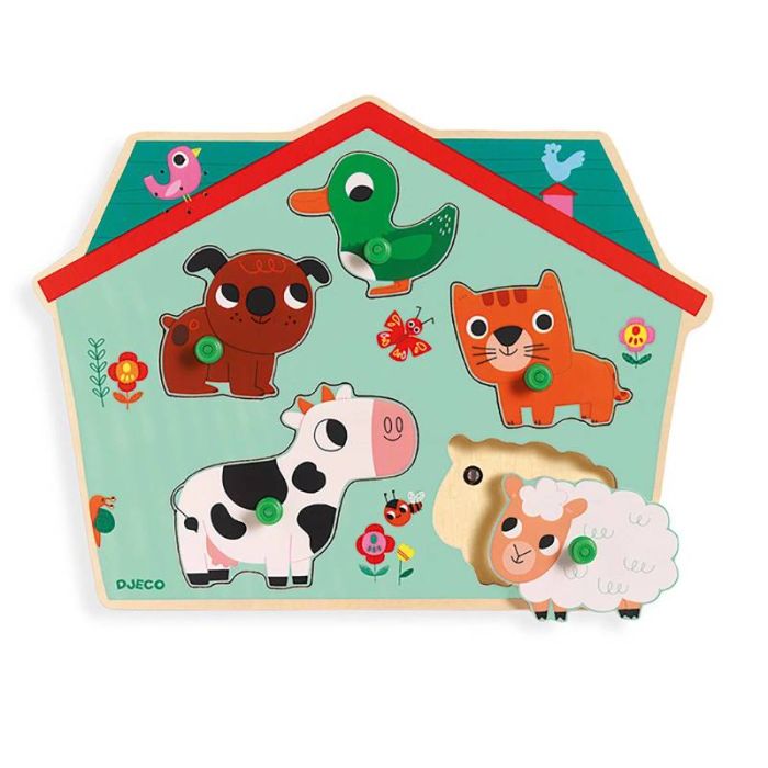 puzzle sonore la ferme de Djeco