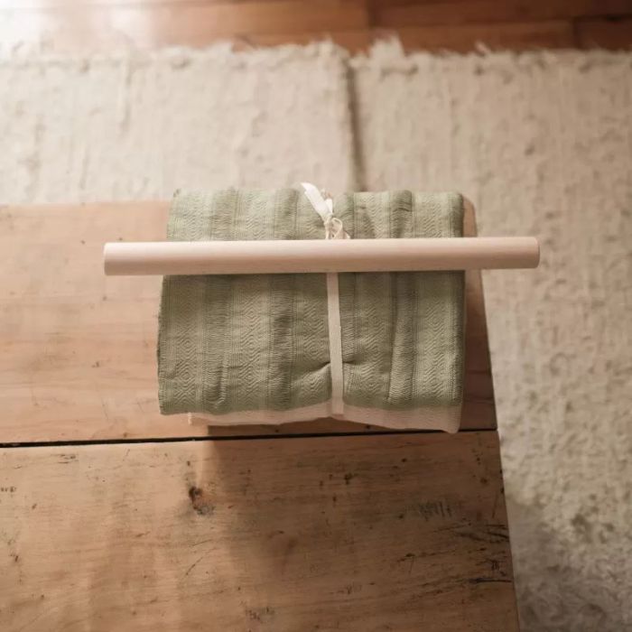 rebozo bio, tissu future maman, couleur argile
