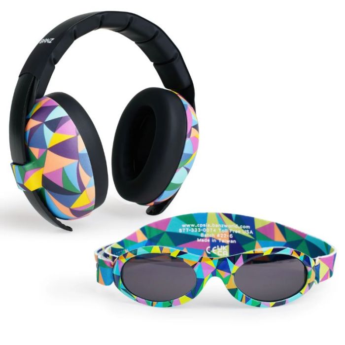 set pamirs et lunettes kaleidoscope de Baby Banz