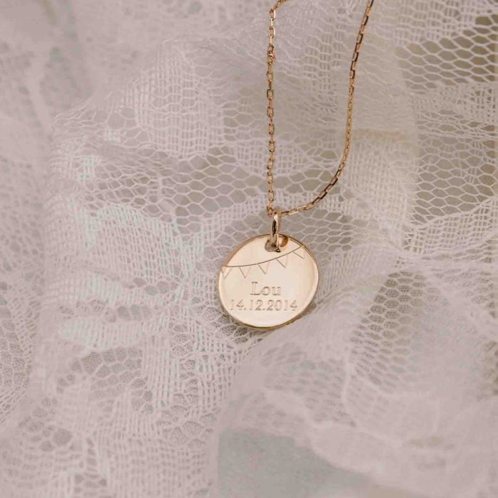 Médaille baptême fanions