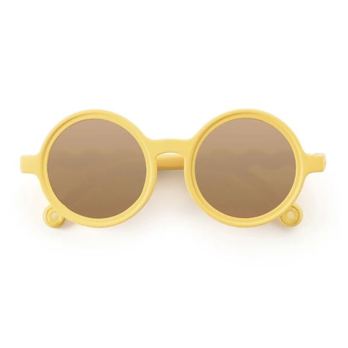 lunettes ronde enfant dès 18 mois, jaune citron