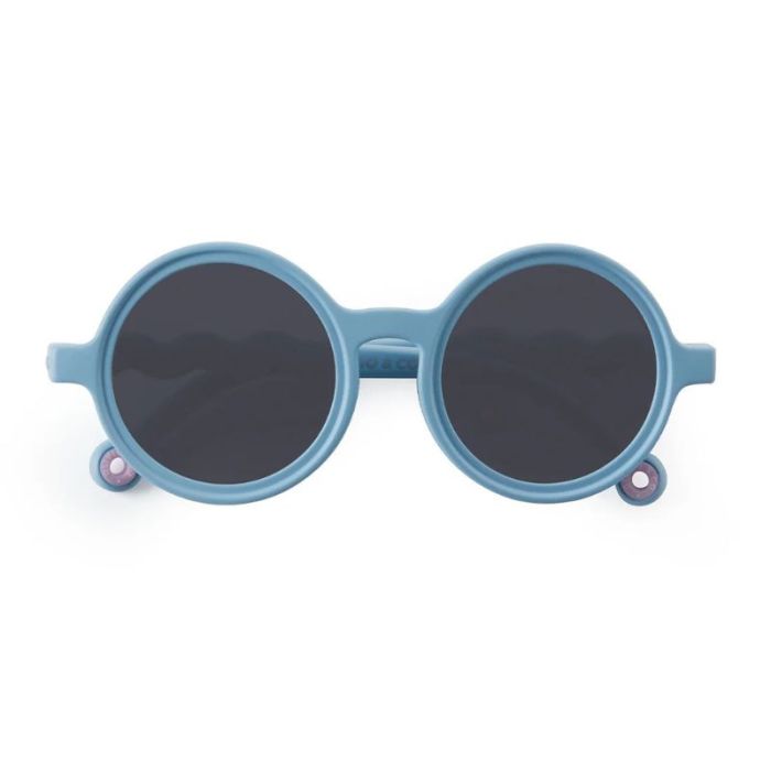 lunettes à soleil pour enfant dès 18 mois, couleur bleu reef