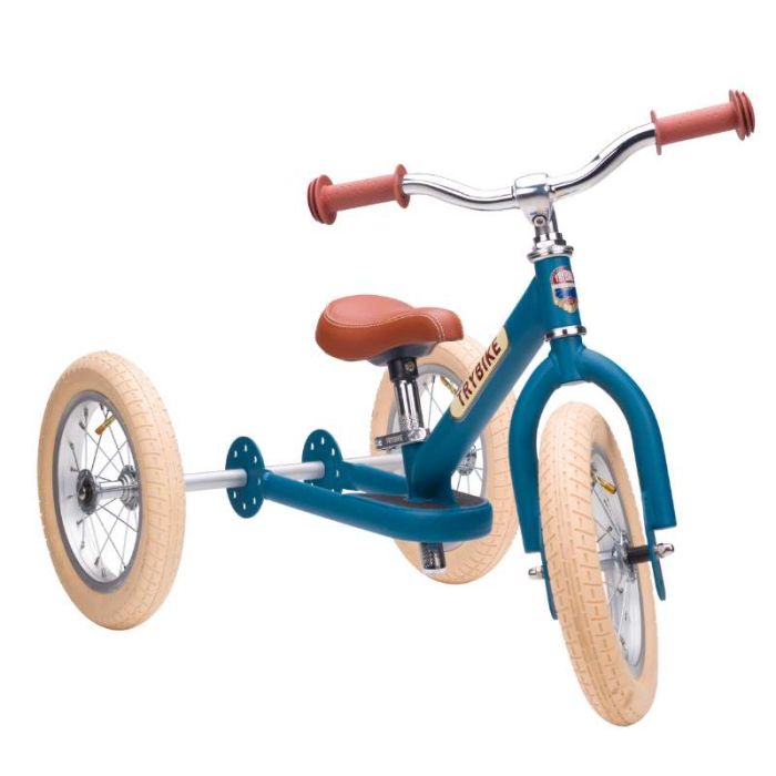 tricycle bleu metal, trybike