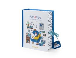 coffret avec souvenirs de naissance, de moulin roty, en français
