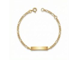 gourmette figaro avec anneau à ressort