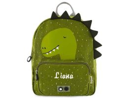 sac à dos à personnaliser avec prénom, dino de trixie baby

