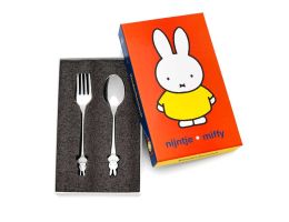 set cuillère et fourchette premier âge, miffy