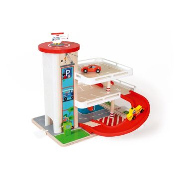 Garage Parking Jouet en bois avec Accessoires, Scratch