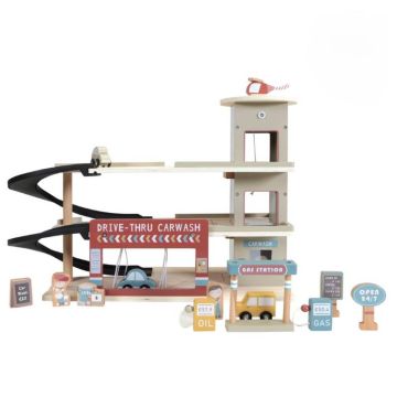 garage en bois de la marque Little Dutch