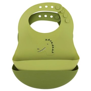 bavoir silicone dino de trixie