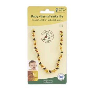 collier d'ambre, baroque plat, assorti