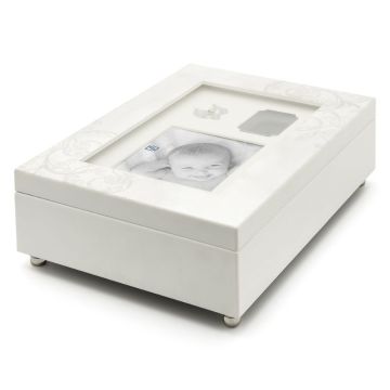 Boîte à souvenirs bébé personnalisée avec musique et photo – Zilverstad