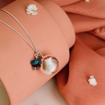 bola de grossesse aismée, avec pierre de fluorine