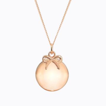 bola grossesse ilado, lien, avec un joli petit noeud en or rose