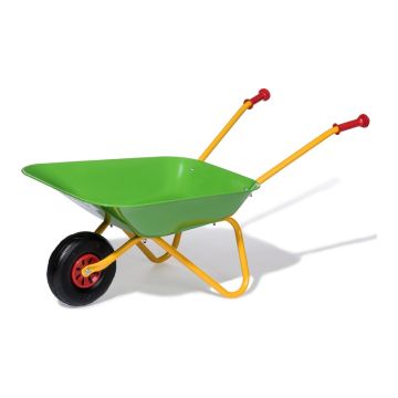 Brouette enfant verte en métal Rolly Toys