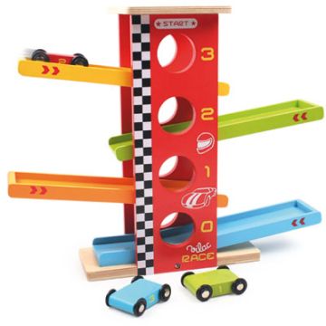 Jouet Cascade en bois de voitures Racing Vilac