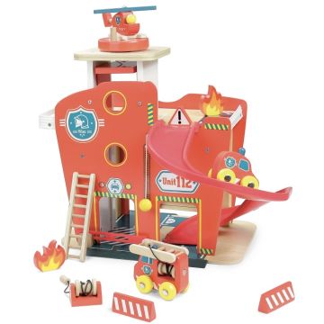 Caserne de pompiers Jouet en bois Enfant de 3 à 8 ans Vilac, Vilacity
