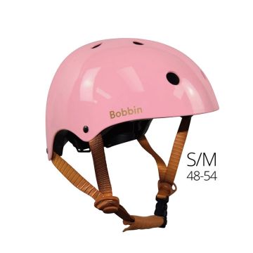 Casque Vélo Enfant Style retro, S/M, 48-54 cm rose, Bobbin