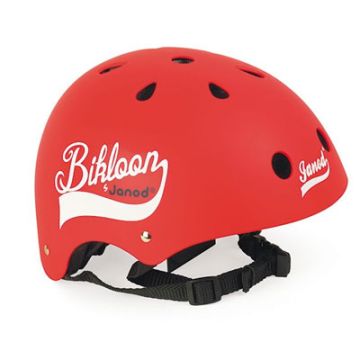 Casque Vélo jeune Enfant Bikloon rouge, Janod