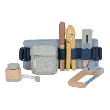 ceinture à outils en tissu et bois, little dutch