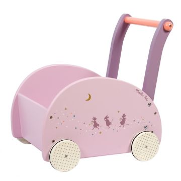 Chariot de marche Cadeau petite fille dès 12 mois Il était une fois de Moulin Roty